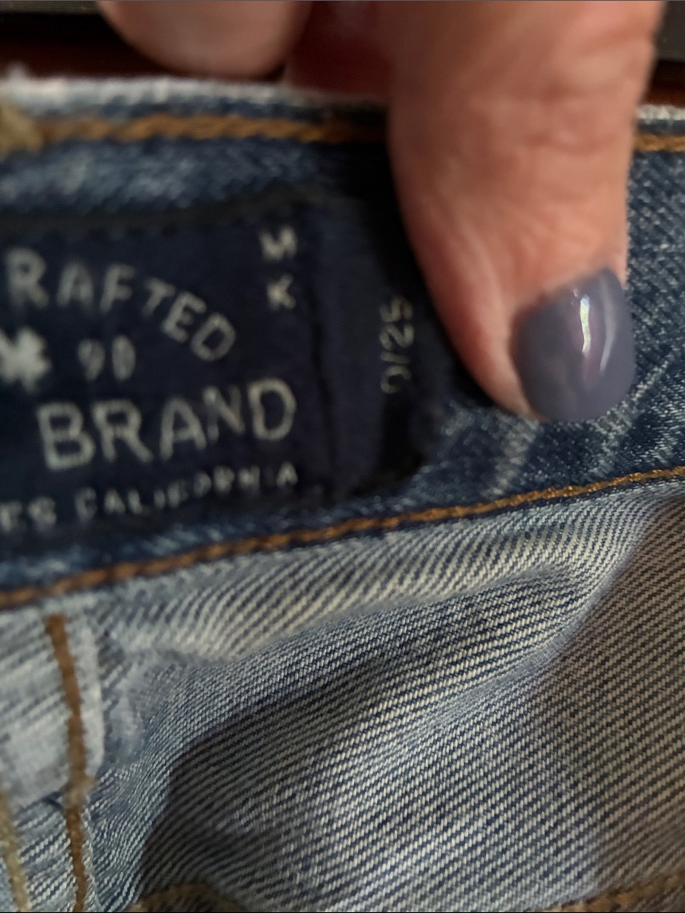 Lucky Brand Women's Dylan Boyfriend Jeans - Faded Blue Wash 0/25 - Picture 6 of 6